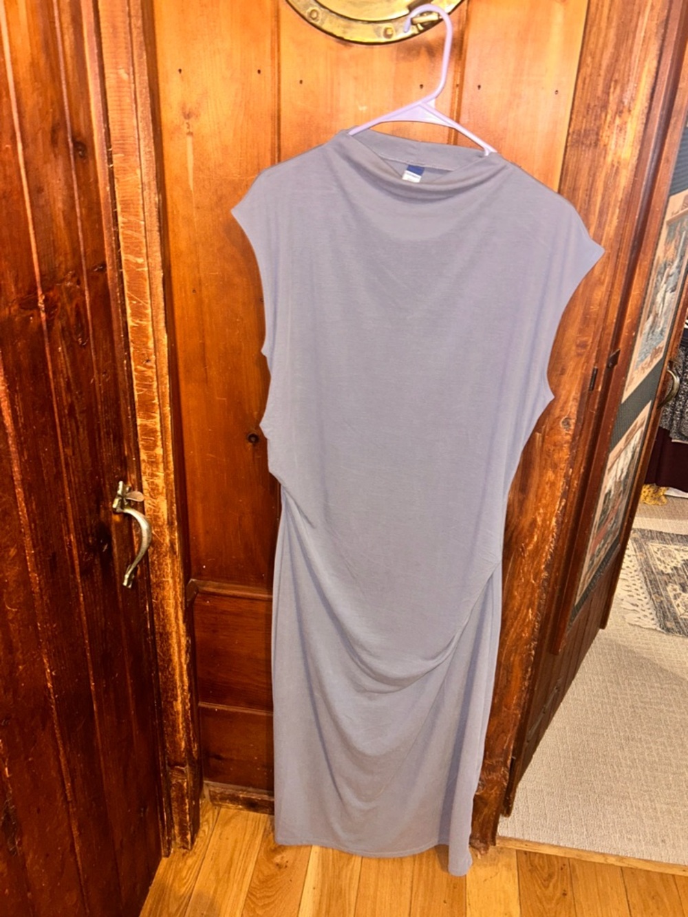 Old Navy Gray Midi Dress